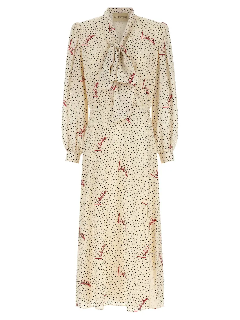 Valentino Garavani Valentino Garavani Midikjoler – Beige
