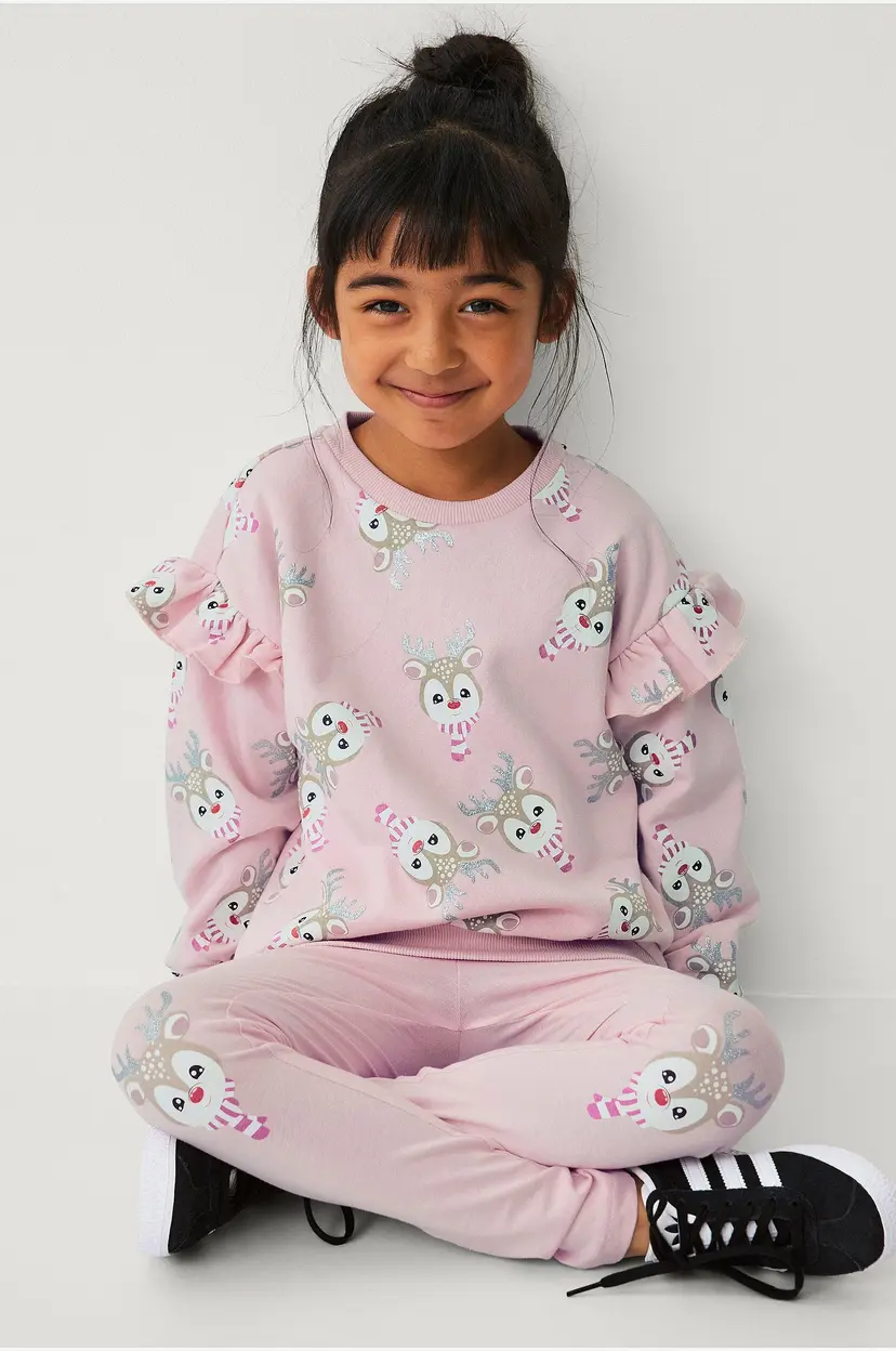 Ellos Collection Sett Deer - Rosa