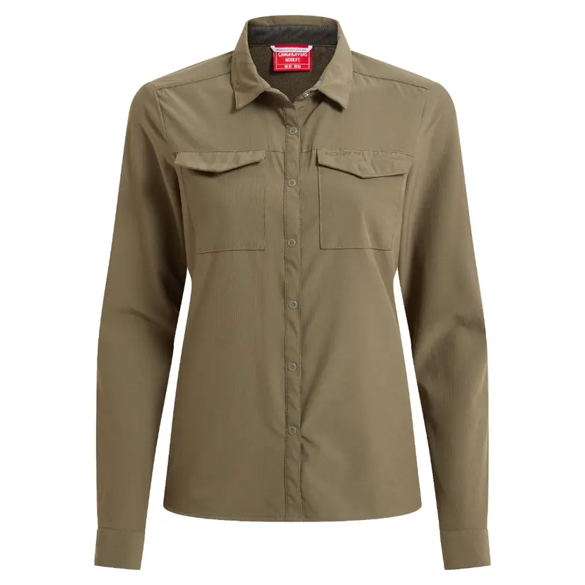 Craghoppers Craghoppers W's Nosilife Pro Long Sleeved Shirt Iii Wild Olive