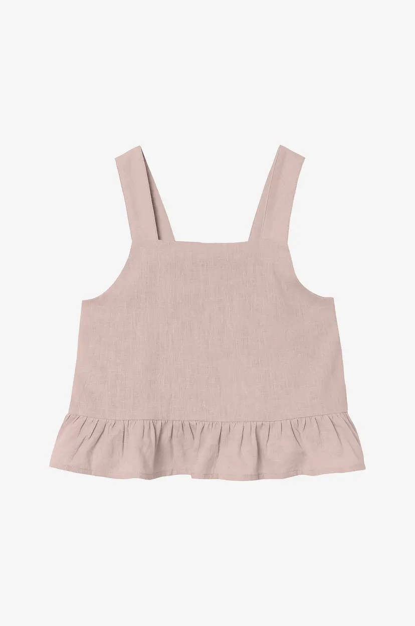 NAME IT Topp nkfFalinnen Strap Top - Beige