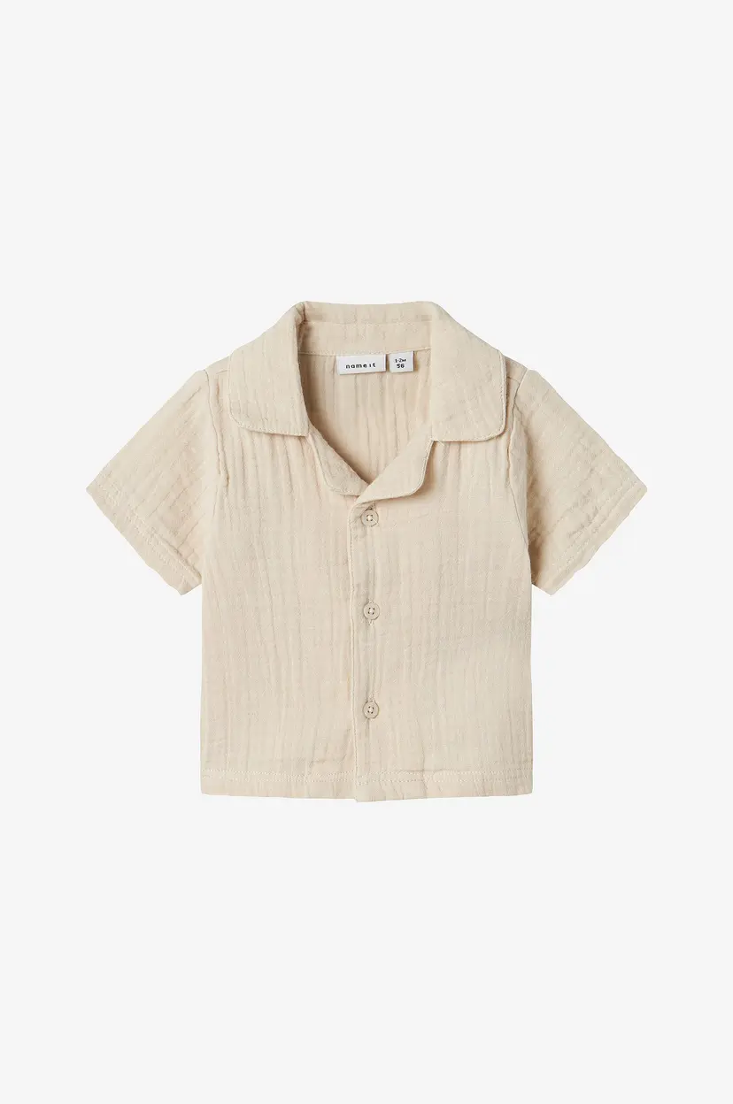 Name it baby Skjorte nbnOsafi SS - Beige