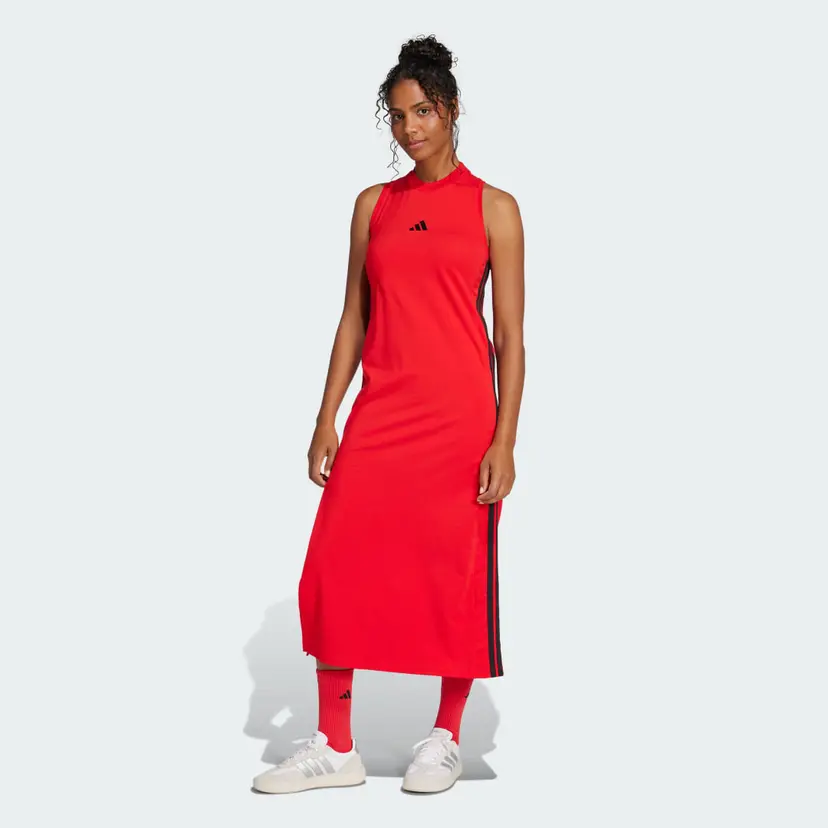Adidas Essentials 3-Stripes Long Racerback Kjole