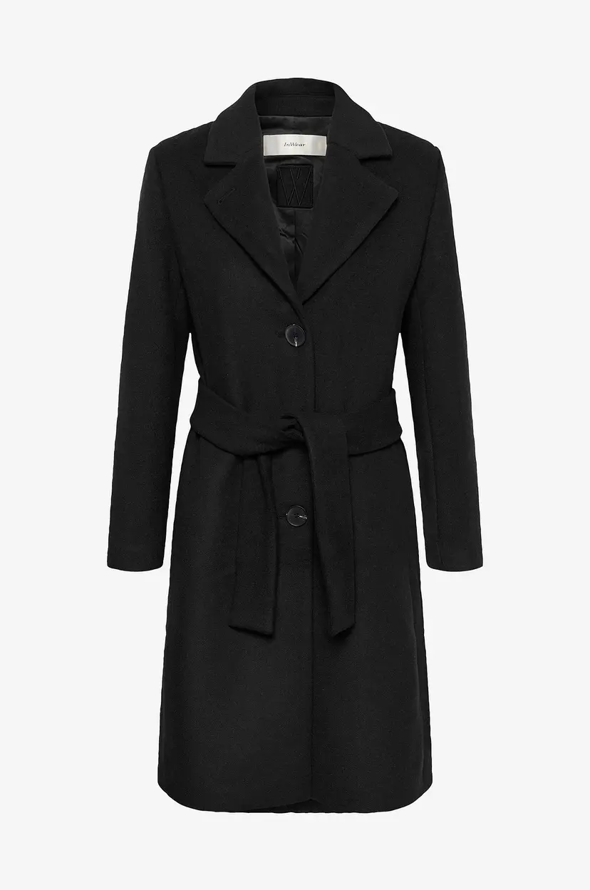 Inwear Ullkåpe Zorahiw Classic Coat - Svart