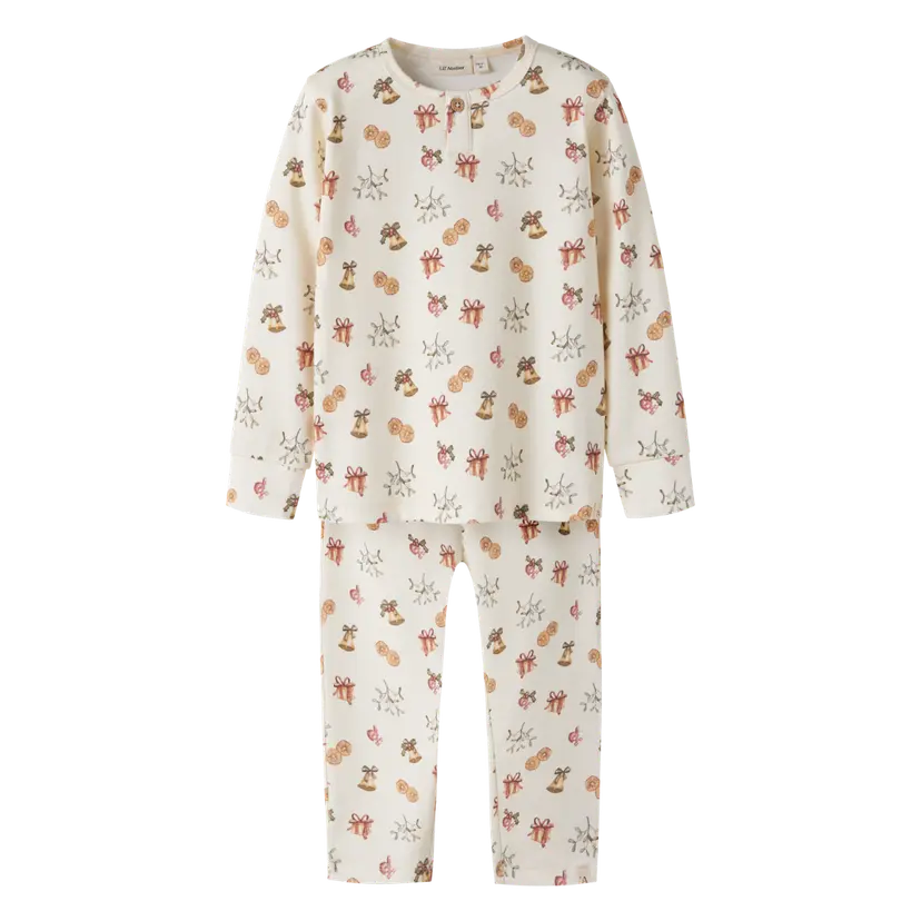 Lil`Atelier Lil' Atelier - Julepysj 2-delt Layo Turtledove Old Christmas