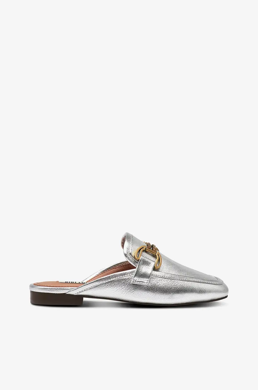 Bibi Lou Loafers Vela Slipper - Sølv