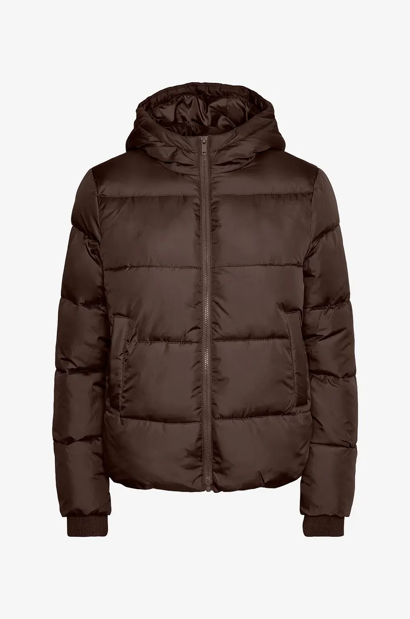 Pieces Jakke pcBee New Short Puffer Jacket BC - Brun