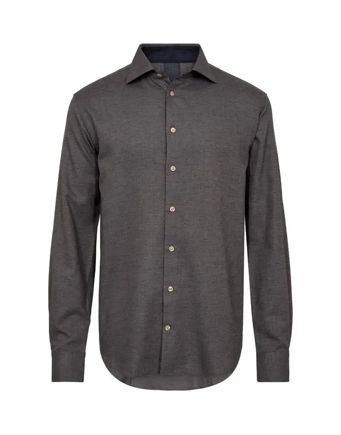 Gino Marcello Modern fit l/s shirt brushed