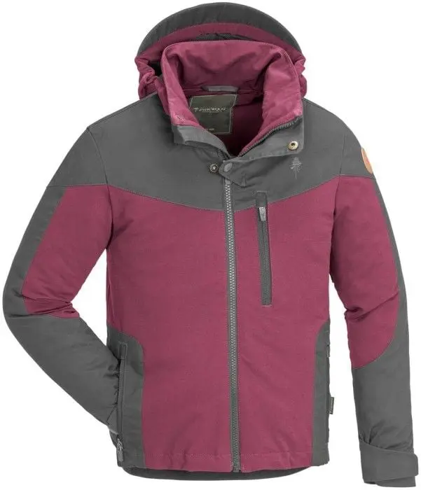 Pinewood Pinewood Finnveden Hybrid Jacket Kids Plum/D.Anthracite