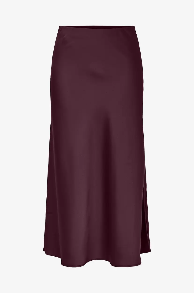 Y.A.S Skjørt yasPella HW Midi Skirt - Rød