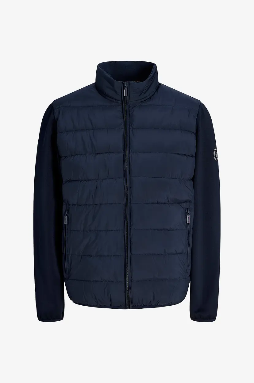 Jack & Jones Plus Pufferjakke Jjetate Hybrid Jacket SN Pls - Blå