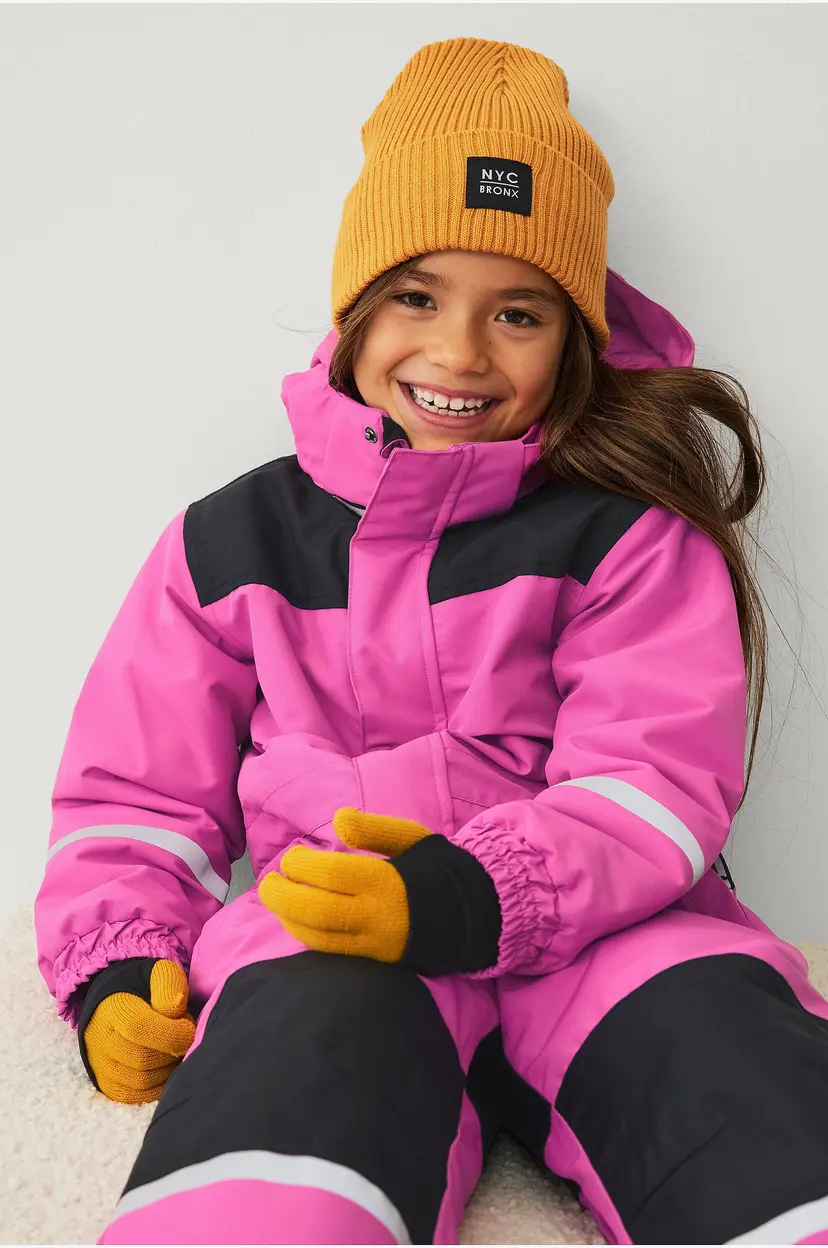 Ellos Collection Vinter-overall Snowey - Rosa