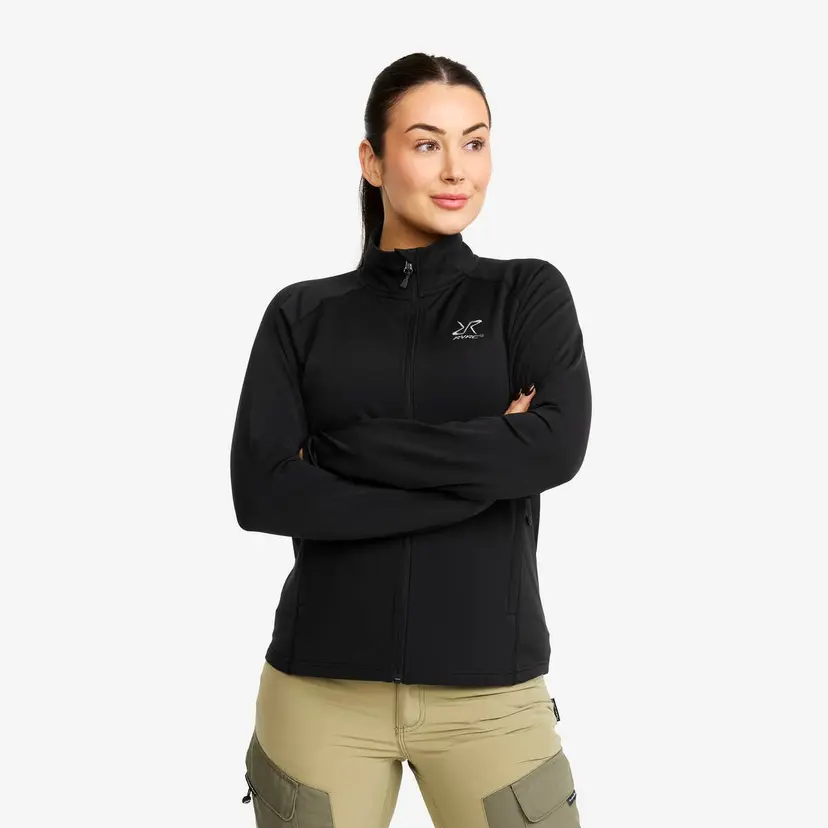 RevolutionRace Evolution Light Stretch Fleece Dame Black