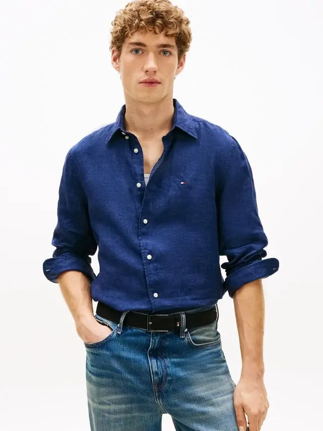 Tommy Hilfiger PIGMENT DYED LI SOLID RF SHIRT
