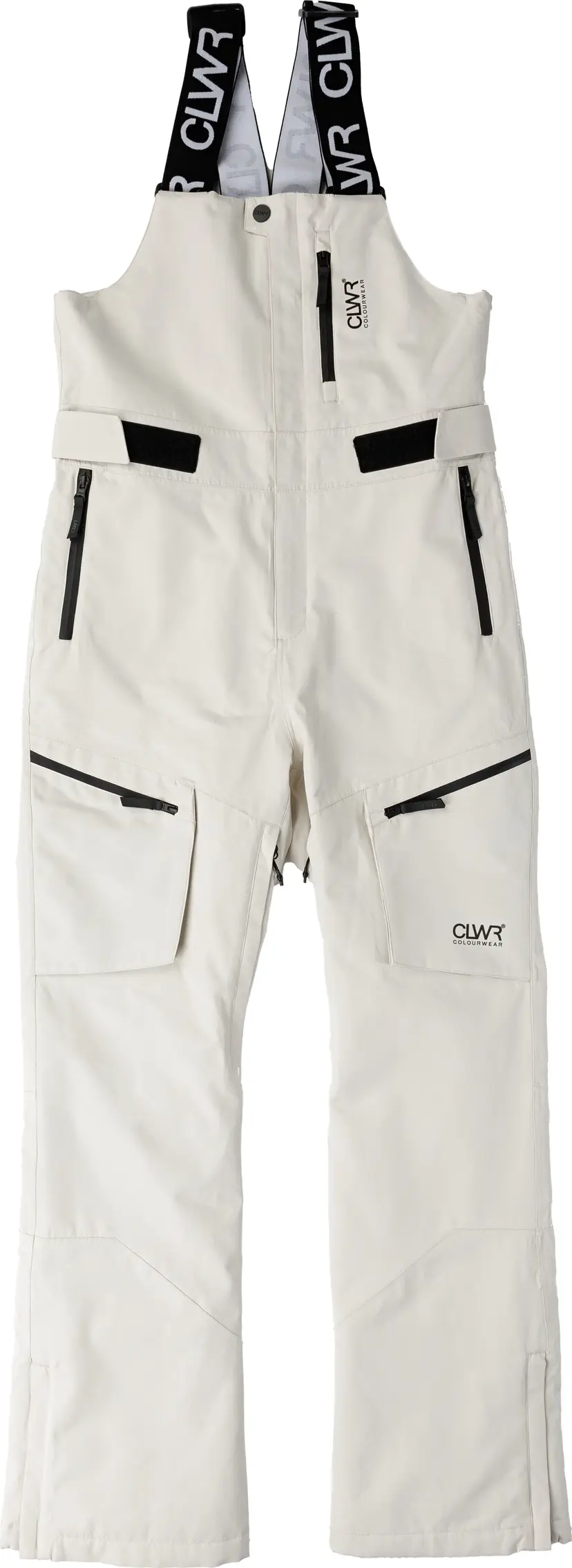 ColourWear ColourWear Women's Slash Bib Pants Off-White