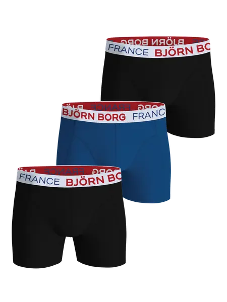 Björn Borg Cotton Stretch Boxers France 3-pack