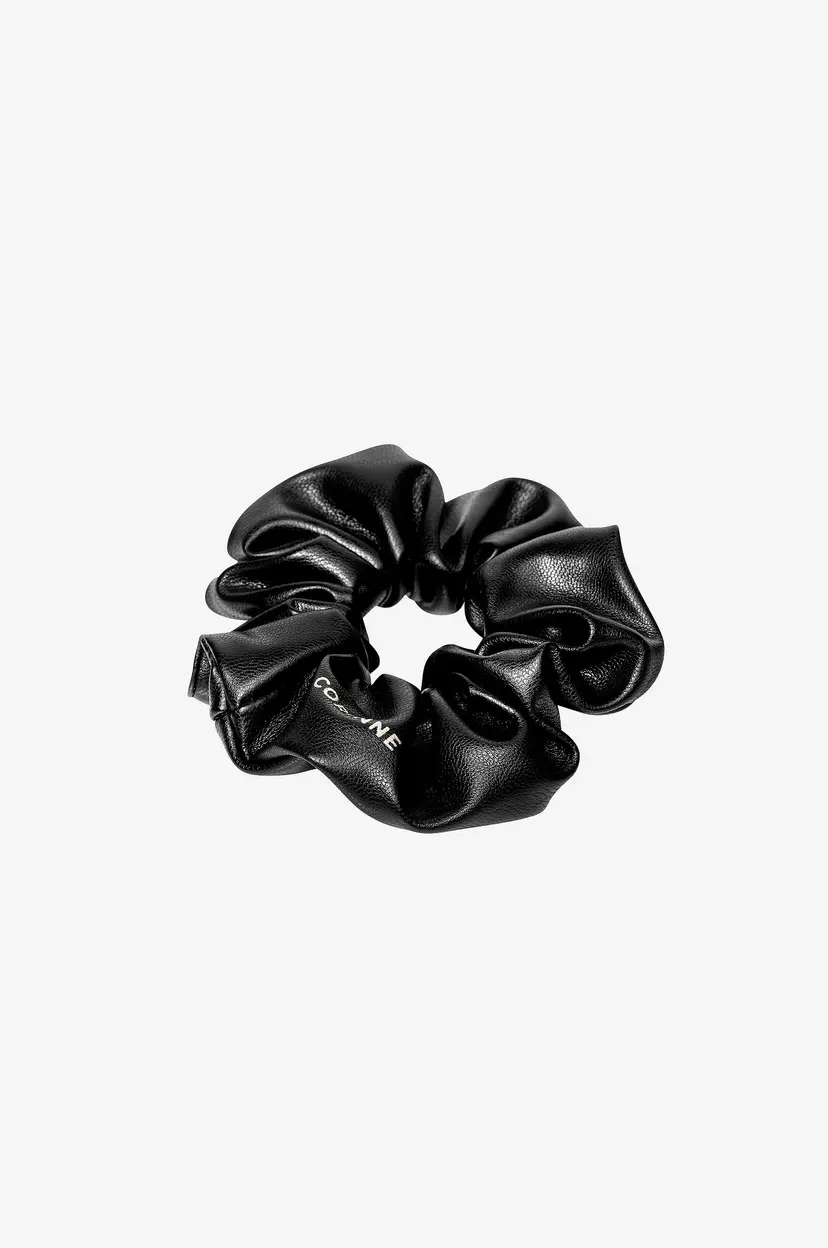 Corinne Vegan Scrunchie - Svart