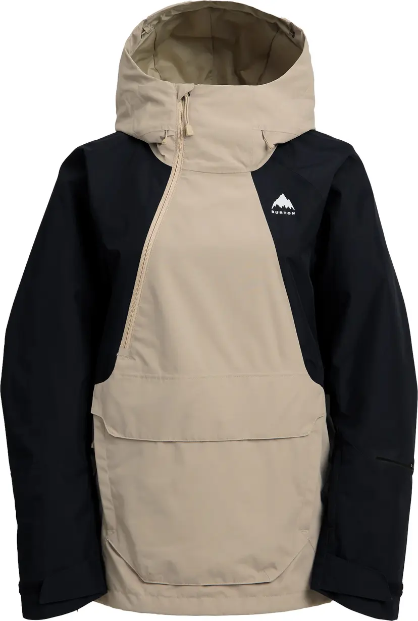 Burton Burton Women's Reserve Relaxed Anorak Summit Taupe/True Black