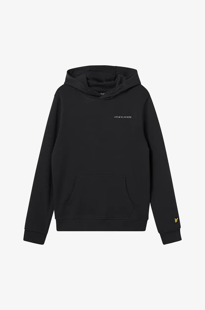 Lyle & Scott Hettegenser Script Embroidered Hoodie - Svart