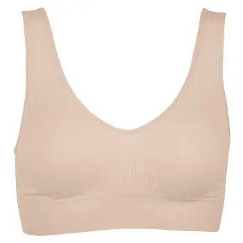 Missya Missya BH Lucia Bamboo Bra Top Wide Strap Beige Small Dame