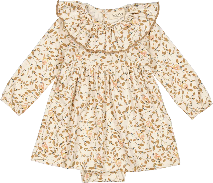 Marmar Copenhagen Marmar Jersey Print Riva Kjole Rose Robin (68 / 6 mnd)