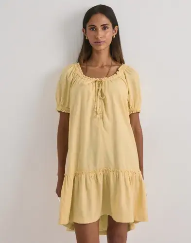 ONLY Only - Gul - Onlgoa Ss Linen Short Dress Cc Pnt