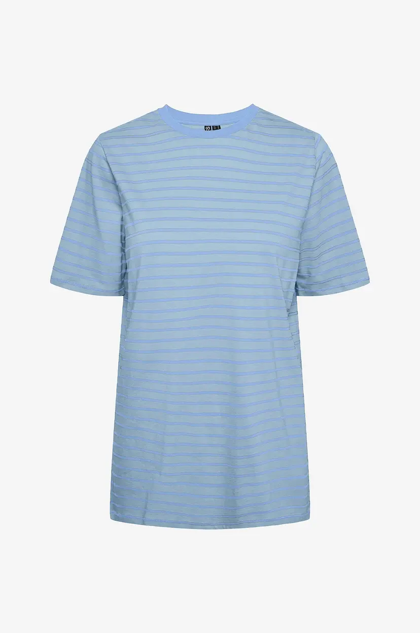 Pieces T-skjorte pcAbby SS Loose Tee - Blå
