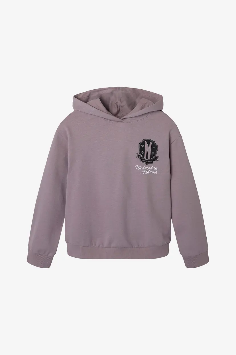 NAME IT Hettegenser nkfJxinni Wed Rlx Sweat WH Bru - Lilla