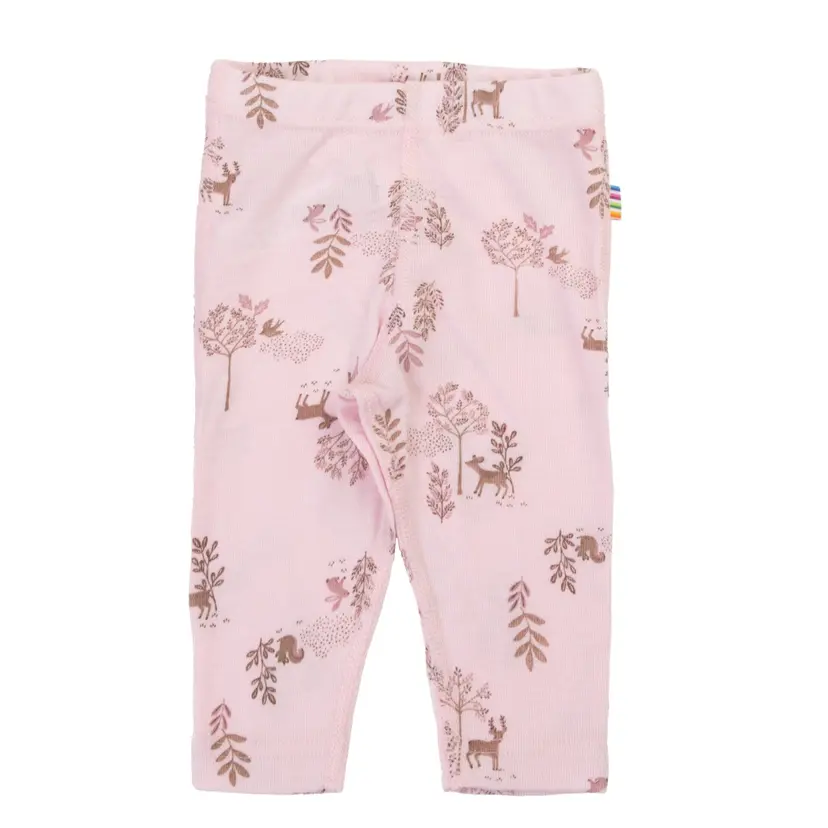 Joha Leggings i ull/silke «Deer» Lys rosa