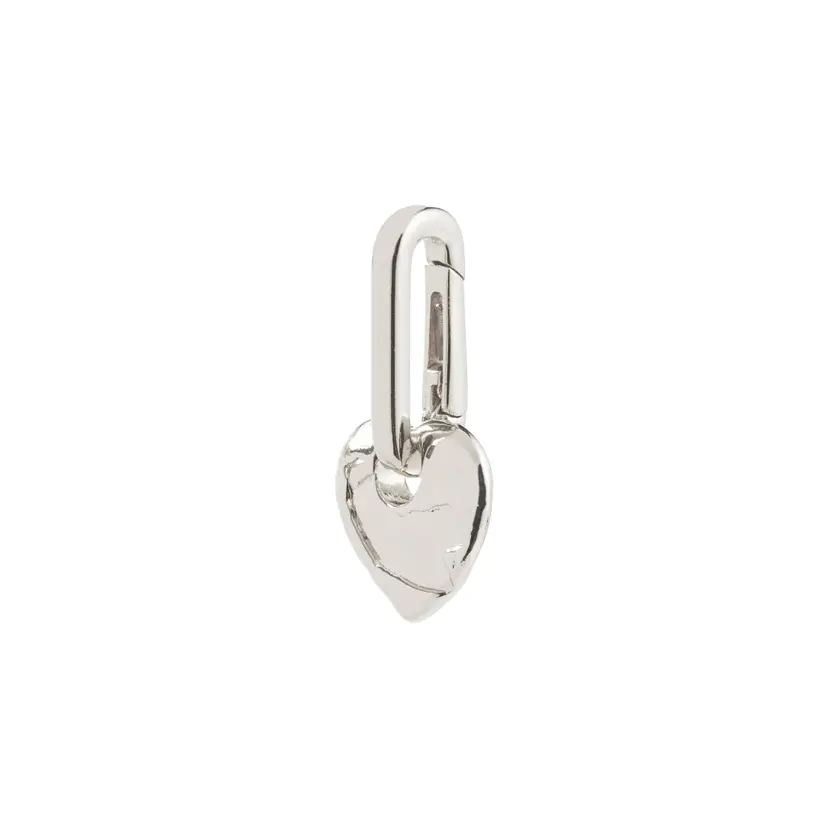Pilgrim Pilgrim CHARM hjerteanheng, sølvbelagt