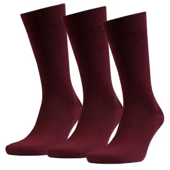 Amanda Christensen Strømper 3P Grade Merino Wool Sock Mørkrød   Str 43/46
