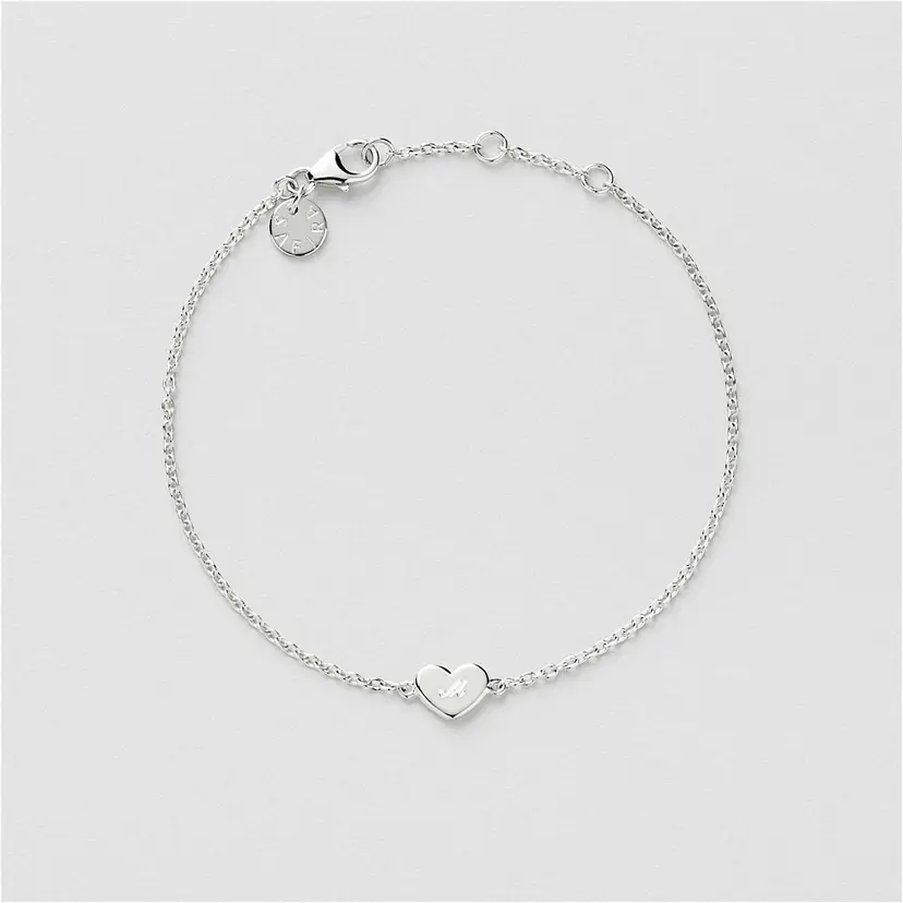 Safira Heart Armbånd Gravering