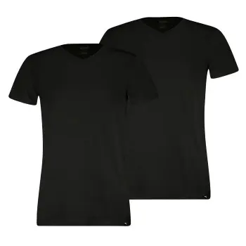 Puma Puma 2P Basic V-neck Tee Svart bomull Small Herre