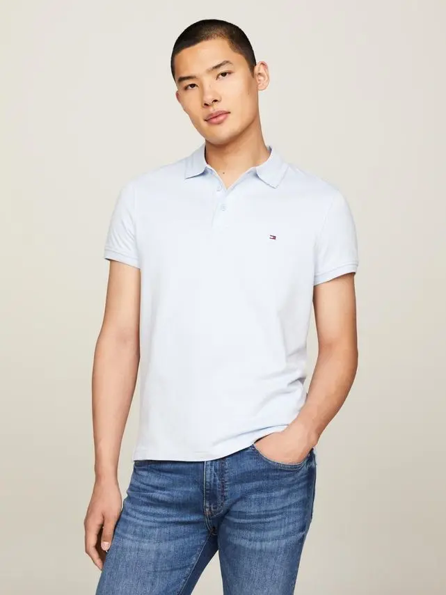 Tommy Hilfiger PRETWIST MOULINE SLIM FIT POLO