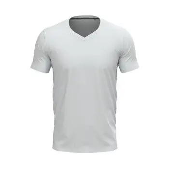 Stedman Stedman Clive V-neck Hvit ringspunnet bomull Herre
