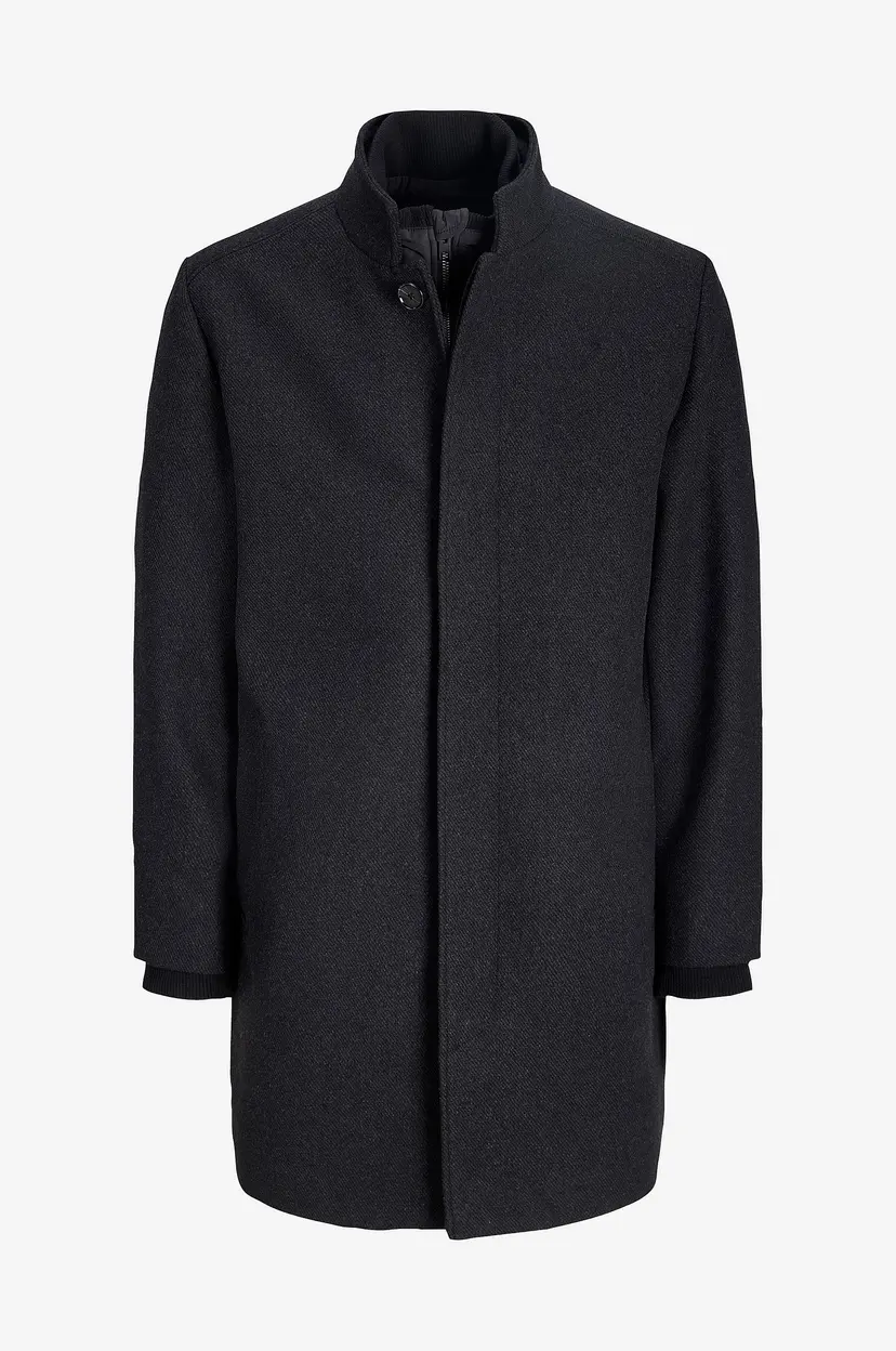 Jack & Jones Frakk Jjemelton Wool Blend - Grå