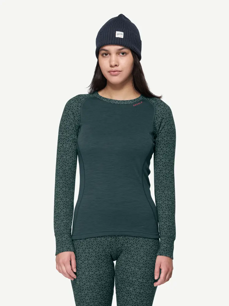 Devold Devold - Duo Active Merino 205 Ulltrøye Dame - Large - Grønn
