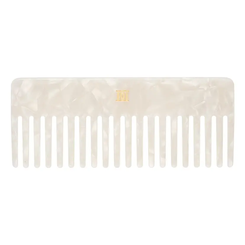 Dark Hair Comb Off White