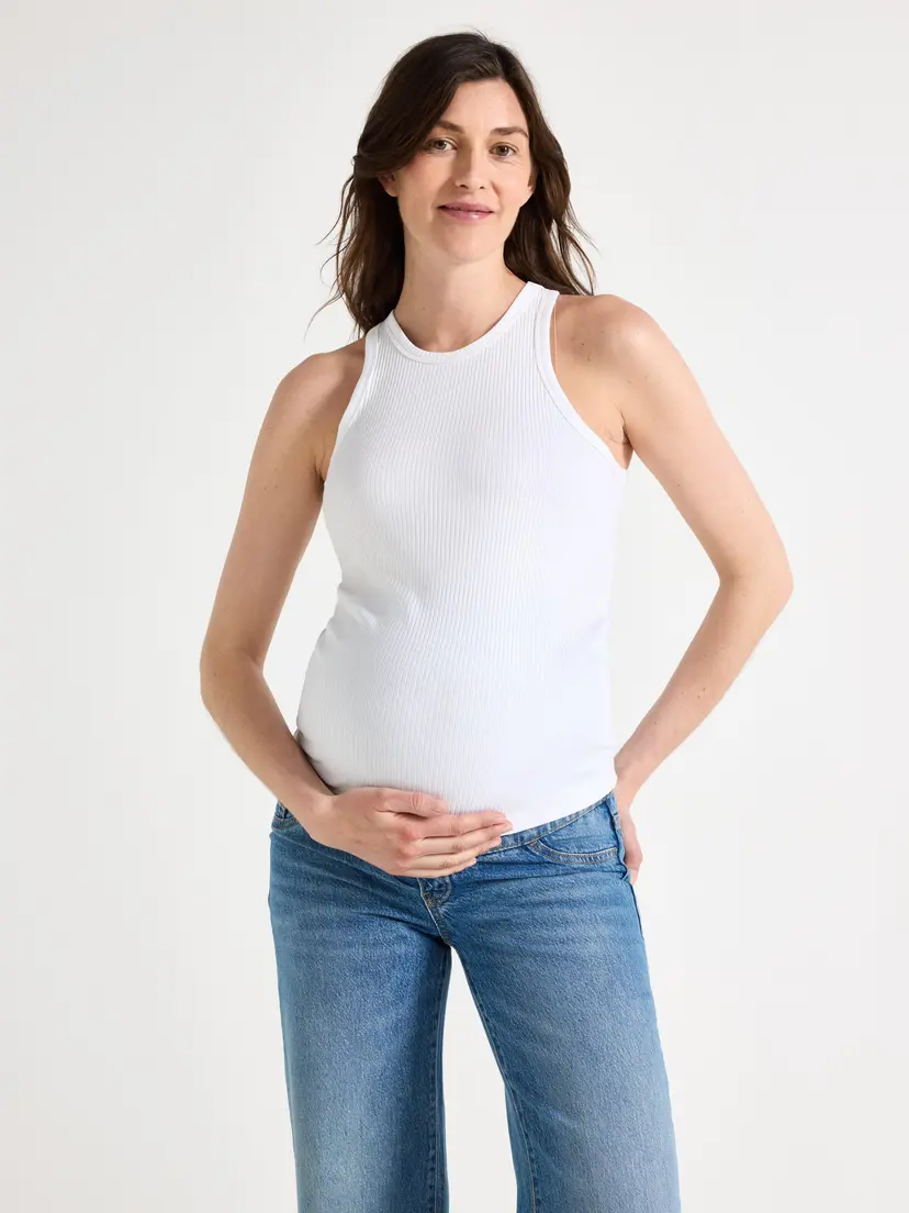 Lindex MOM ribbet tank topp