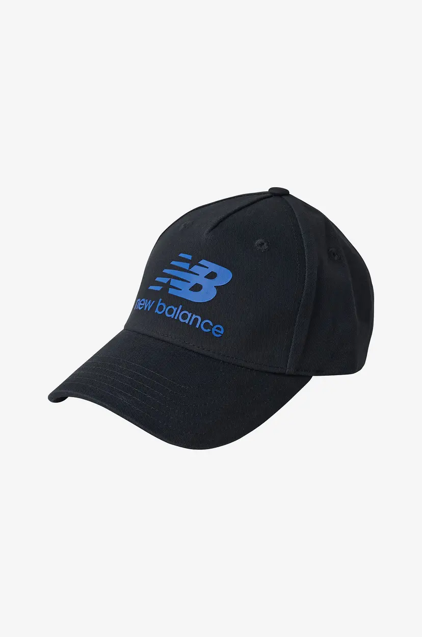 New Balance Cap New Balance Stacked Logo Cap - Svart