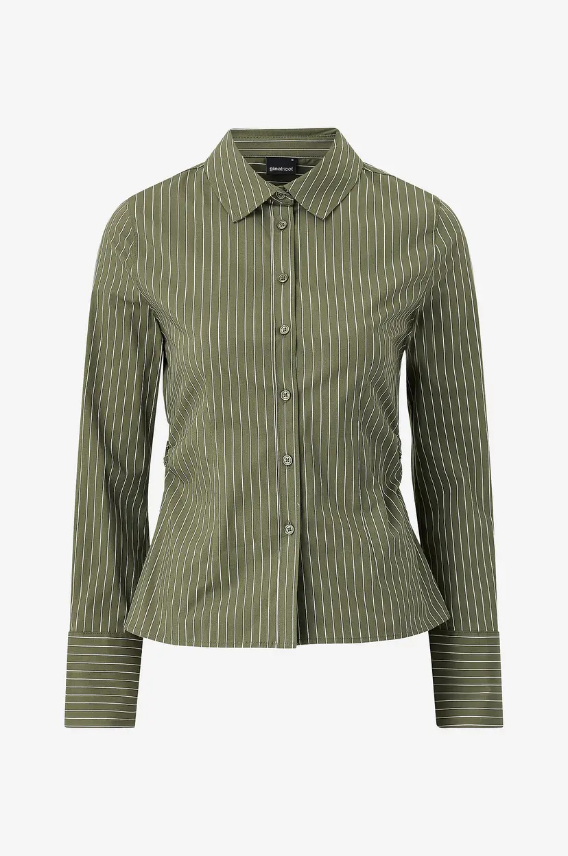 Gina Tricot Skjorte Shaped shirt - Flerfarget