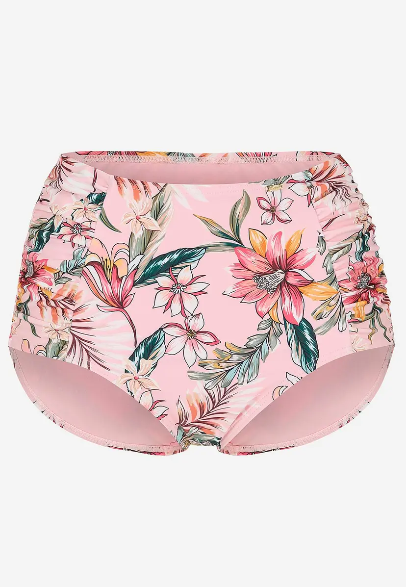 Cellbes of Sweden Bikiniunderdel med høy midje og et blomstermønster Honolulu