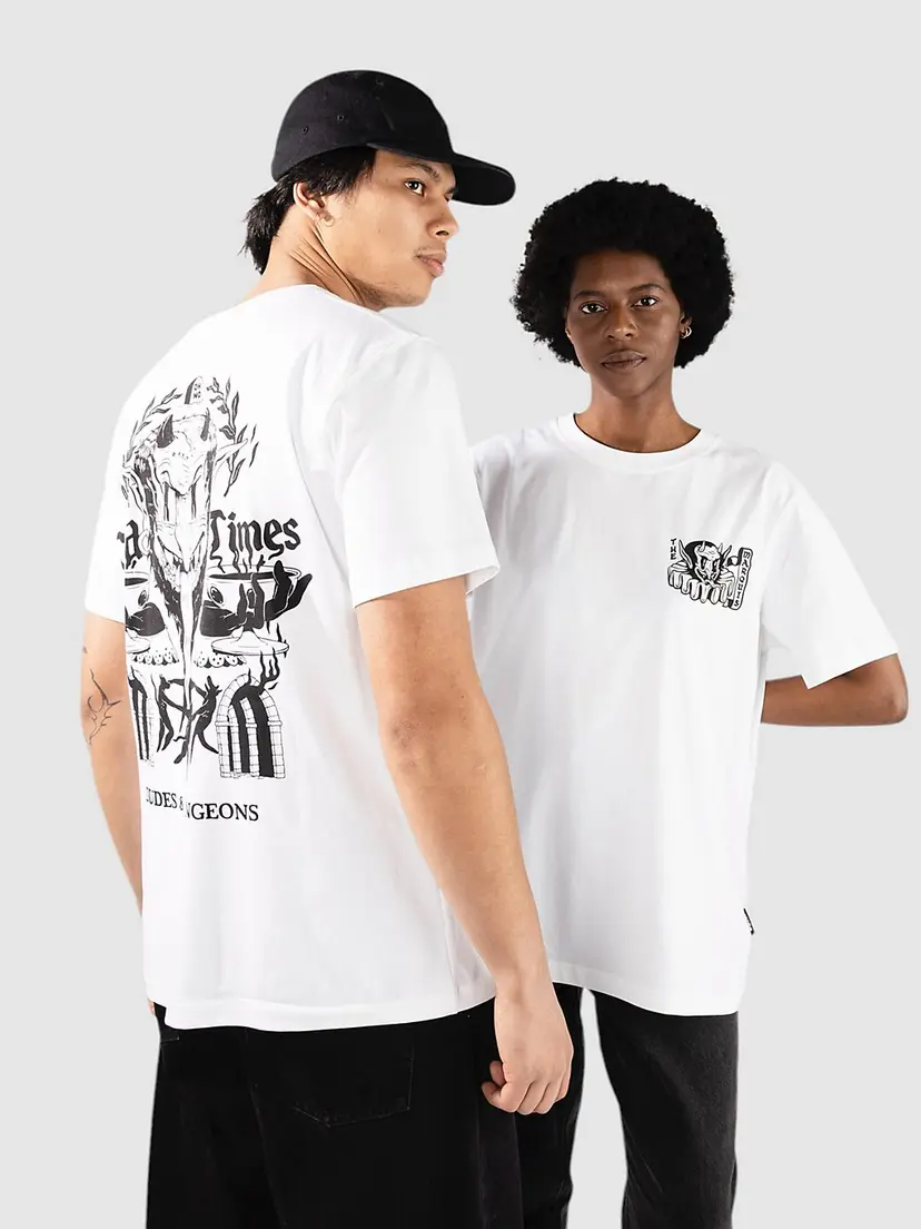 The Dudes The Dudes Good Times Seasonal T-skjorte hvit