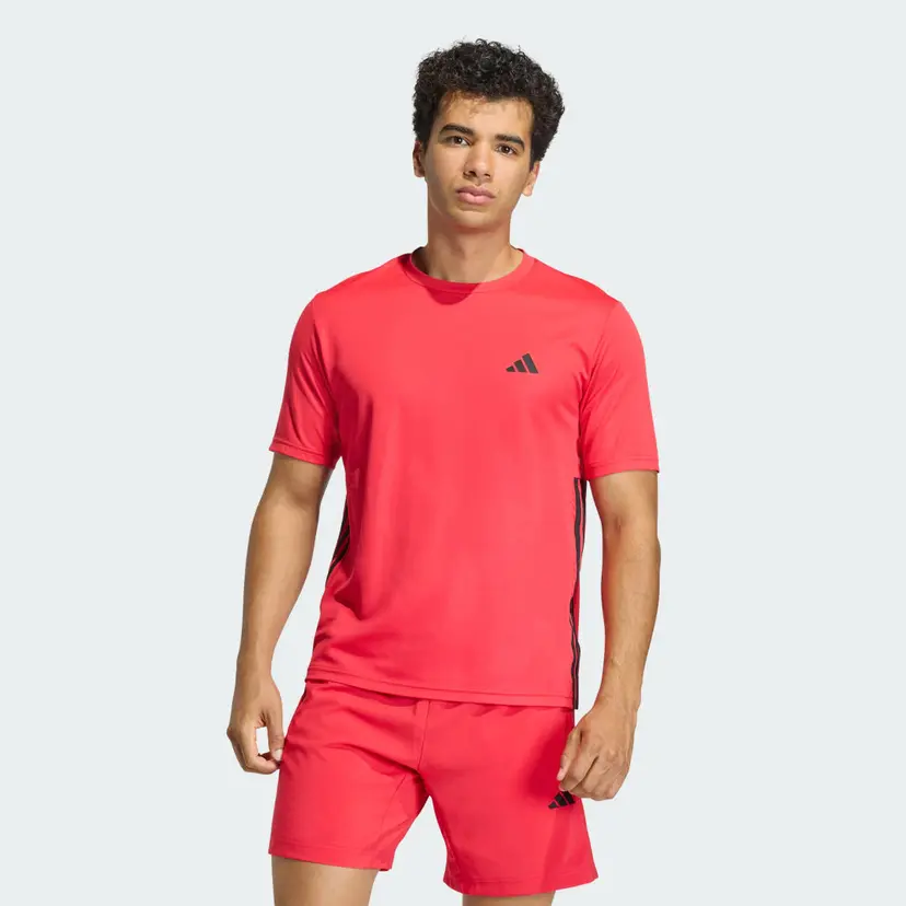 Adidas WORKOUT ESSENTIALS BASE 3-STRIPES T-SKJORTE
