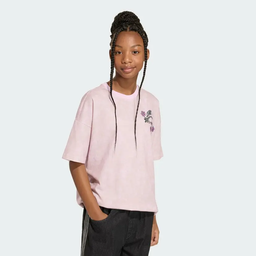 Adidas ADIDAS DISNEY VILLAINS OVERSIZED WASHED GFX T-SKJORTE