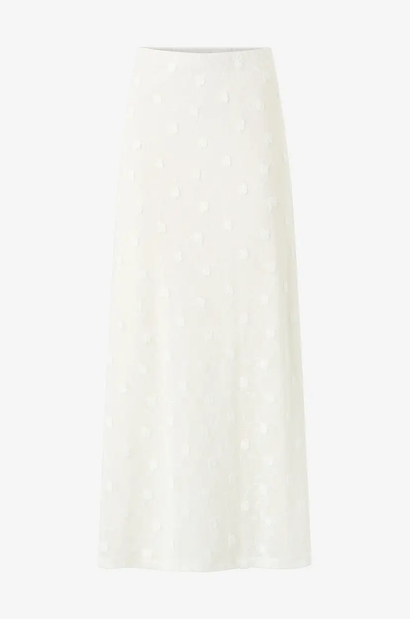 Gina Tricot Maxi skjørt 3d Floral - Natur
