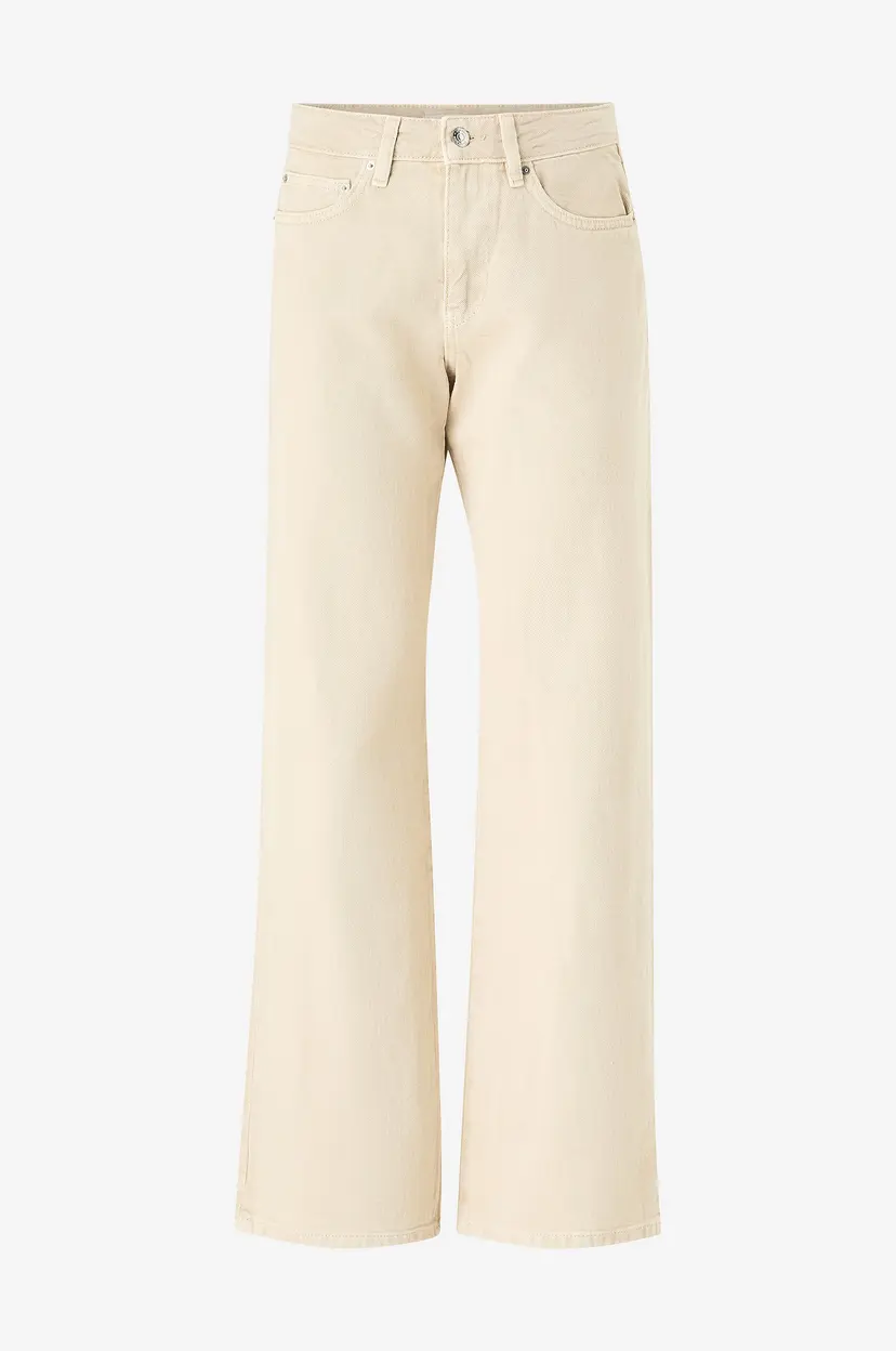 Gina Tricot Jeans Perfect Wide Jeans - Beige