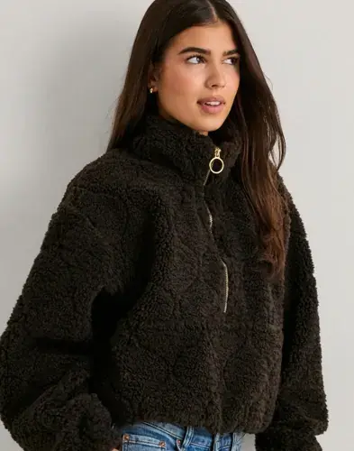 ONLY Only - Brun - Onlxena L/S Teddy Box Swt