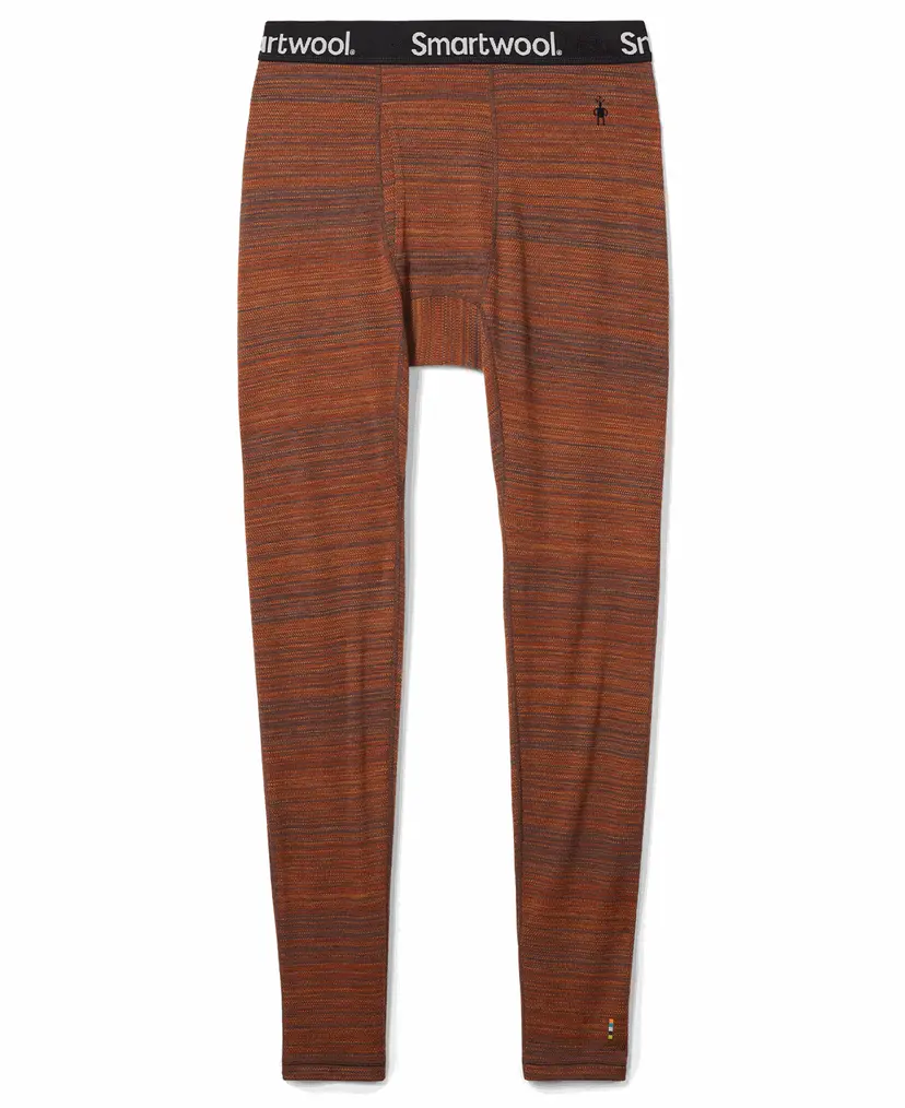 SmartWool Smartwool Men's Classic Thermal Merino Base Layer Pattern Bottom Picante Heather Color Shift