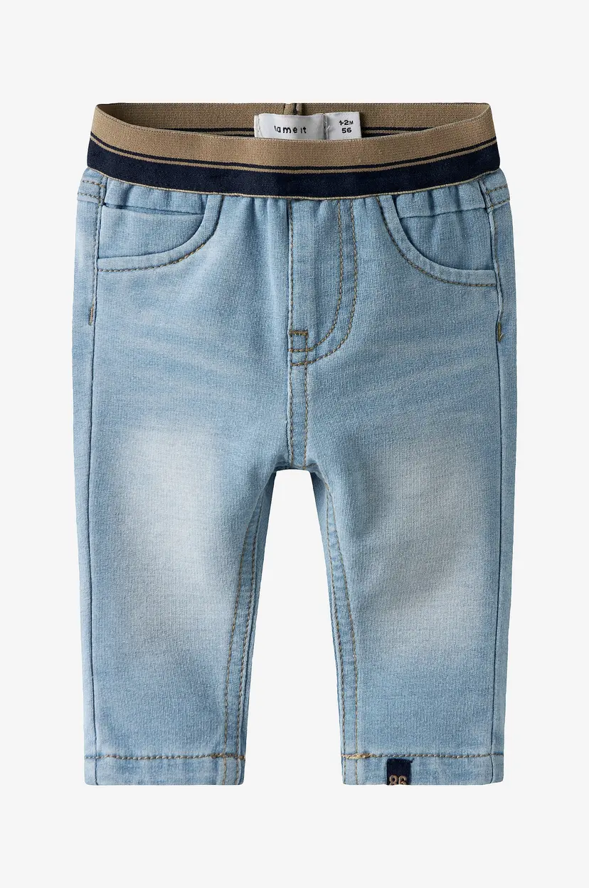 Name it baby Sweatbukser nbmSilas Slim Swe Jeans 7025-tr - Blå