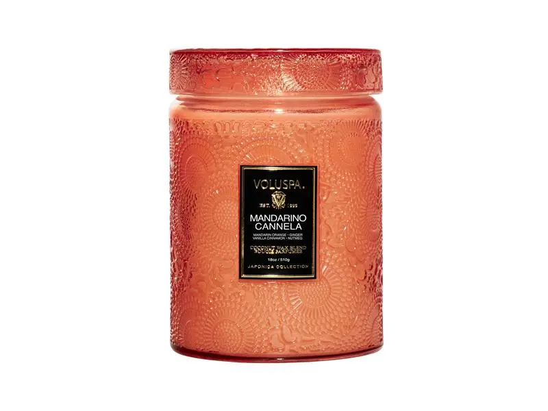 VOLUSPA Large Jar Candle 510g Mandarino Cannela